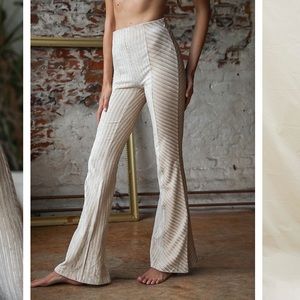 NWT! Free People pull on velvet flare pants
